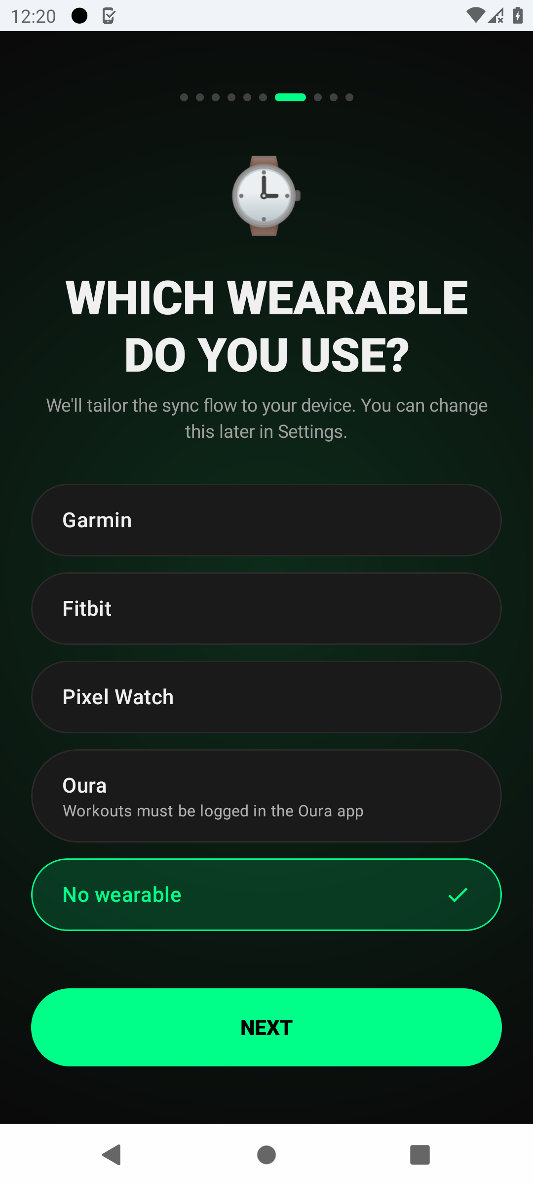 Choose your wearable